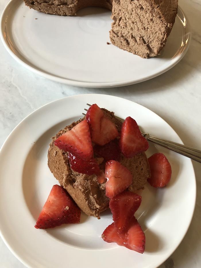 Gluten Free Chocolate Angel Food Cake 