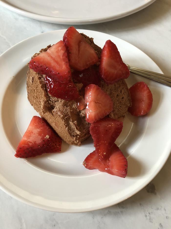 Gluten Free Chocolate Angel Food Cake 