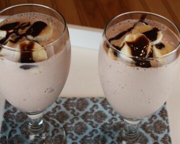 banana split milkshake