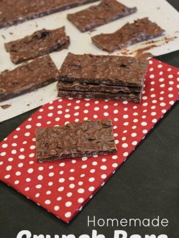 Homemade Nestle Crunch Bars