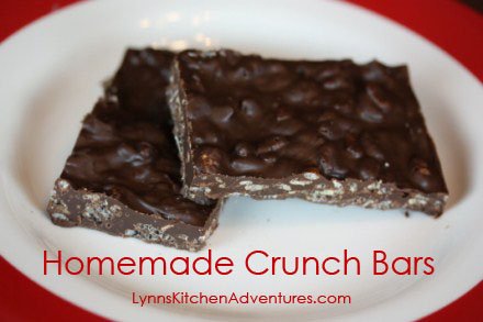 homemade nestle crunch bars