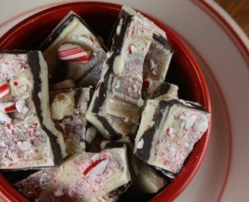 double chocolate peppermint bark