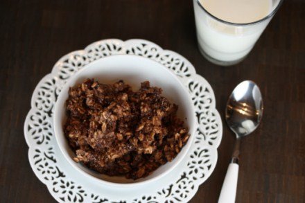 double chocolate baked oatmeal 