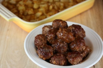 BBQ meatballs 