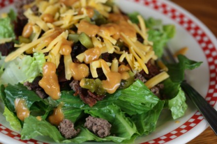 Bacon Cheeseburger Salad 