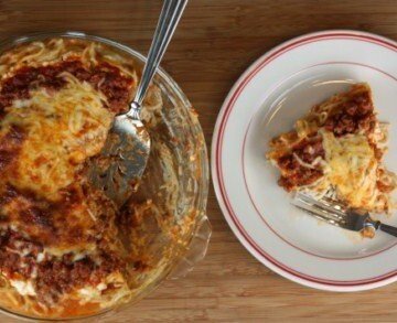 spaghetti pie