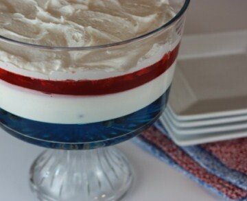 red white and blue jello salad