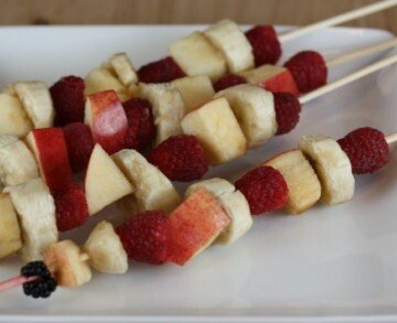 Red White and Blue Kebabs