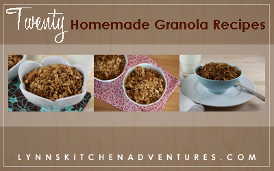 20 Homemade Granola Recipes