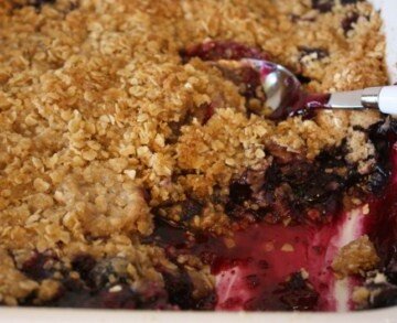 Gluten Free Blueberry Cobbler