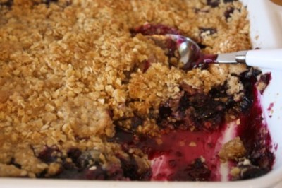 Gluten Free Blueberry Cobbler