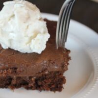 Copycat Cracker Barrel Double Chocolate Fudge Cake
