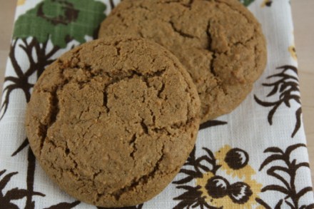 gluten free molasses cookies