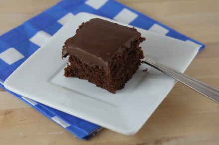 Gluten Free Version of Cracker Barrel Double Fudge Chocolate Cake