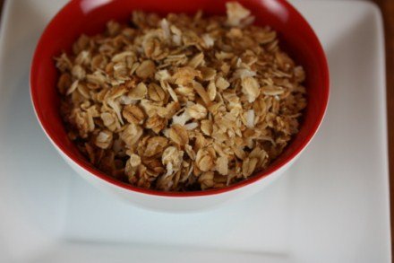 homemade coconut granola