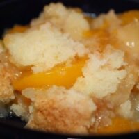 Gluten Free Peach Cobbler Dump Cake