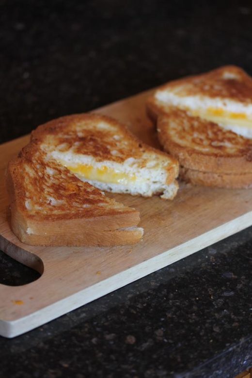 Oven Grilled Cheese