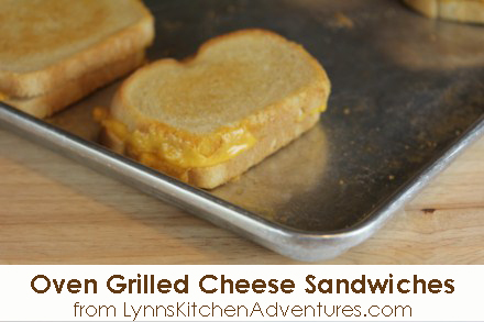 Oven Grilled Cheese Sandwiches