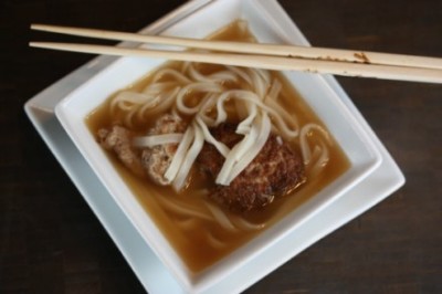 asian meatball soup