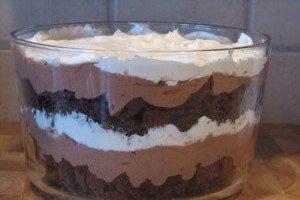 gluten free brownie trifle