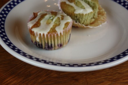 gluten free blueberry orange muffins