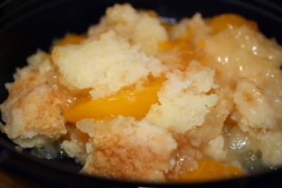 mom's peach cobbler