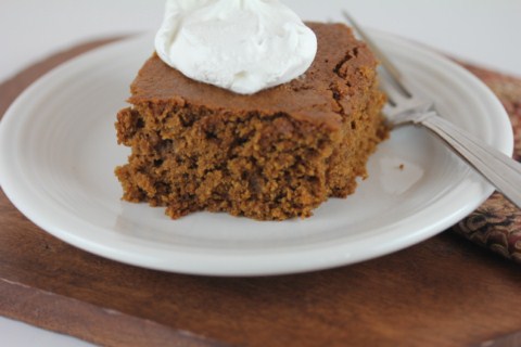 Gluten Free Gingerbread Cake from LynnsKitchenAdventures.com