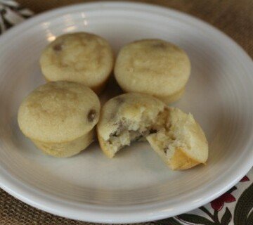 Maple Sausage Pancake Muffins