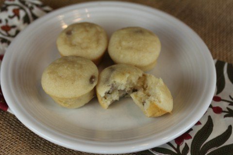 Maple Sausage Pancake Muffins from LynnsKitchenAdventures.com