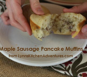 Maple Sausage Pancake Muffins
