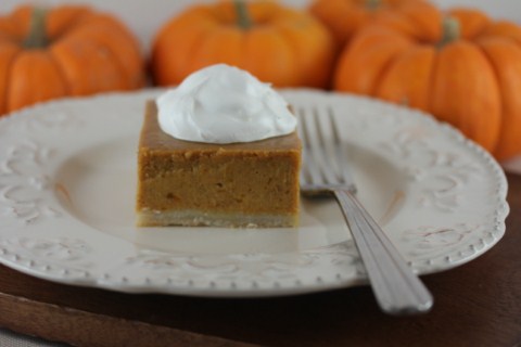 Pumpkin Pie Squares from LynnKitchenAdventures.com