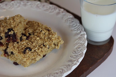 Orange Cranberry Baked Oatmeal from LynnsKitchenAdventures.com