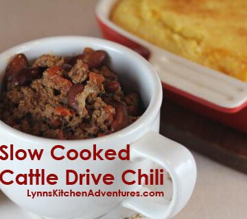 slow cooked cattle drive chili