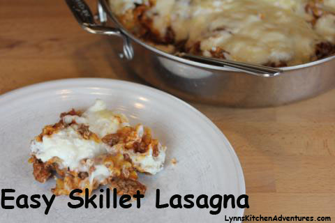 Easy Skillet Lasagna