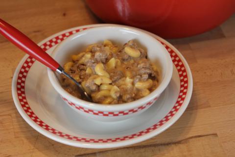 Gluten Free Cheeseburger Helper-