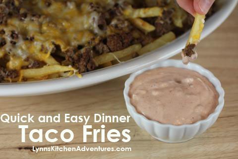 Quick and Easy Dinner Taco Fries