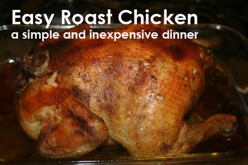 Flora's easy roast chicken