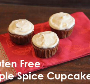 gluten free apple spice cupcakes