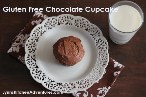gluten free chocolate cupcake