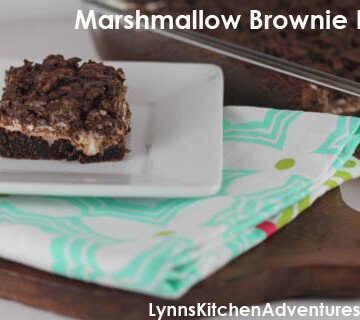 marshmallow brownie bars