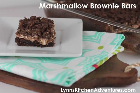 marshmallow brownie bars