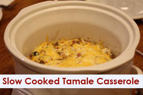 slow cooked tamale casserole