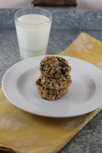 Banana Oatmeal Breakfast Cookies 