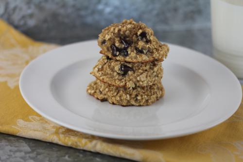 banana oatmeal breakfast cookies