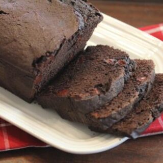 Gluten Free Dark Chocolate Loaf Cake