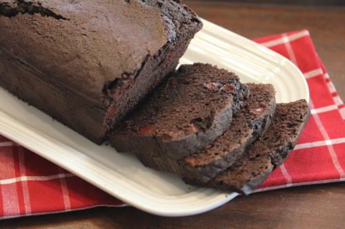 gluten free dark chocolate loaf cake