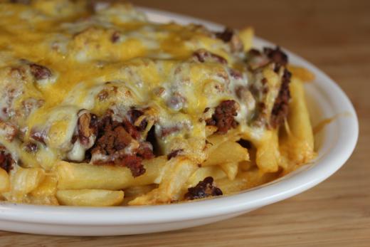 Homemade Chili Cheese Fries 