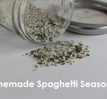 homemade spaghetti seasoning