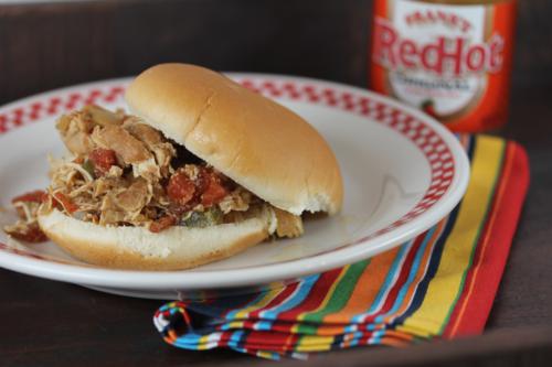 Slow Cooked Buffalo Chicken Sandwiches 2