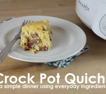 Crock Pot Quiche